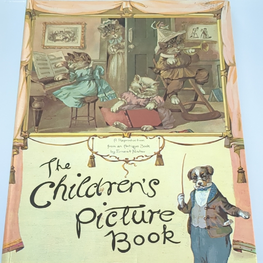 Ernest Nister Children's Picture POPUP Book 1980 Volume 1st Ed Antique Book